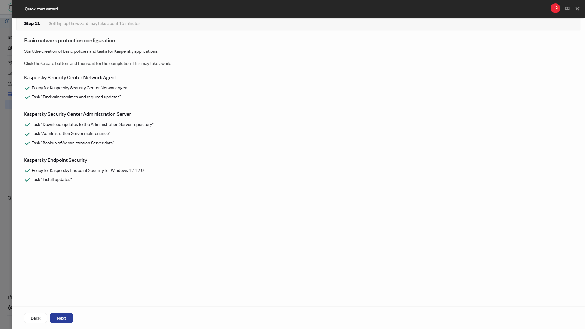 Жылдам іске қосу шеберінің қадамы – тапсырмалар мен саясаттар жасау.