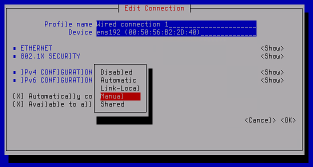 La capture d'écran montre la sélection d'une valeur dans la liste déroulante.
