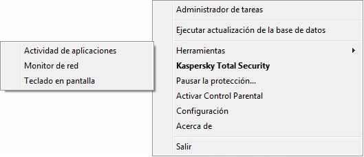 Context menu