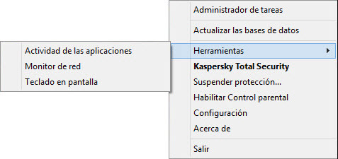 Menú contextual